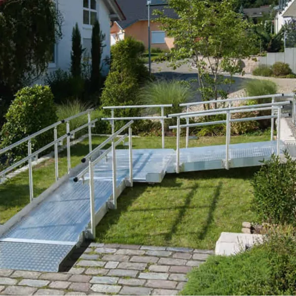Rollstuhlrampe als Modulsystem RLS