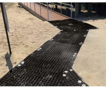 HDPE Schwerlastbodenplatten – Stabile und belastbare Bodenlösungen für temporäre Zugangswege