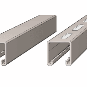 Montageschienen gezahnt