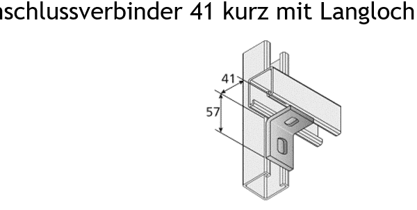 Zubehör zu Schienen Typ 41 Ausführung A4