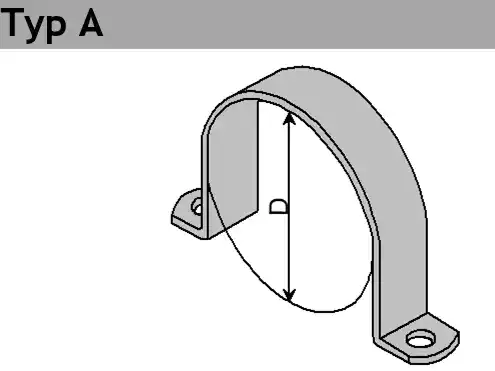 Rohrschellen Typ A tZn