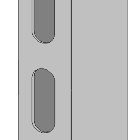 Montageschienen gelocht