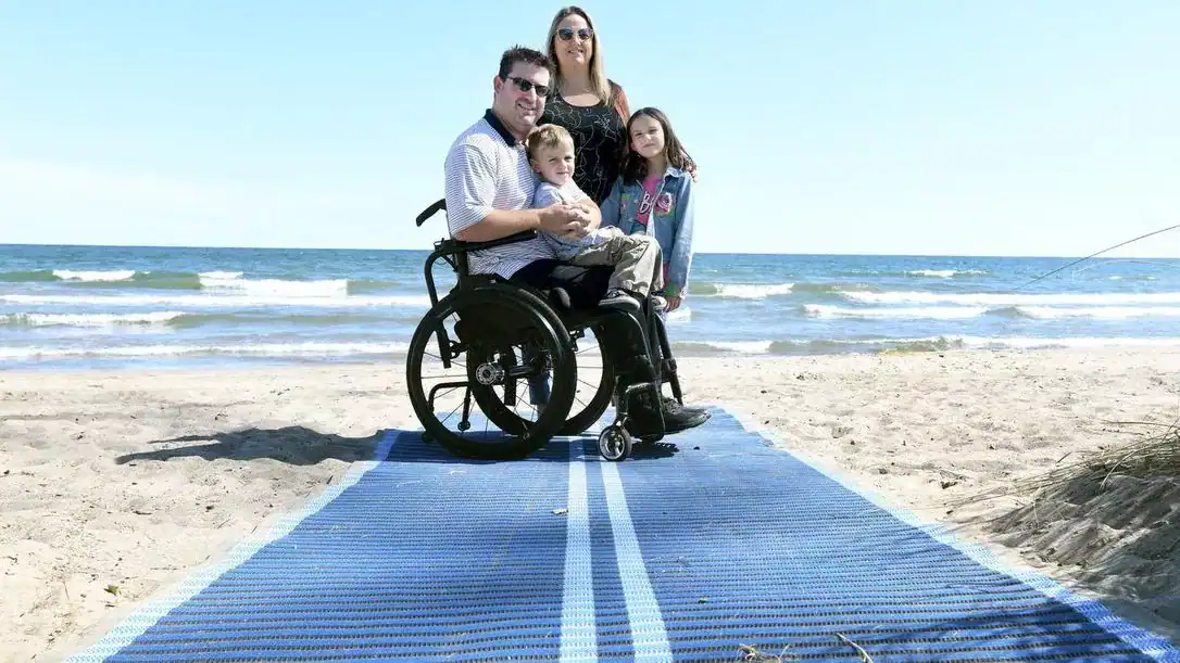 1. Rampe für Privat 7 Barrierefreie Wege mit Zugangsmatten