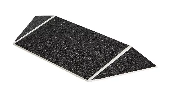 Stationäre Gebäuderampe aus Fiberglas