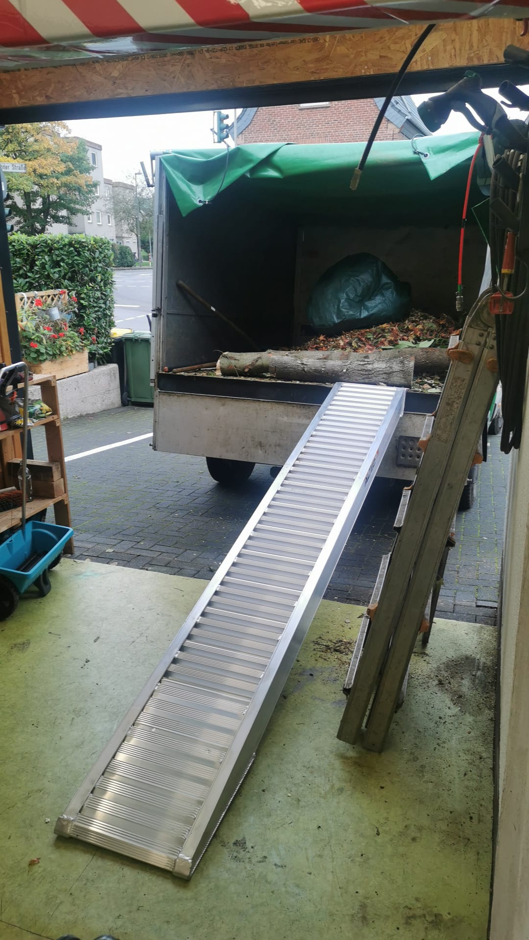 Rampe im Einsatz bei Baumpflege Wolters e.K.