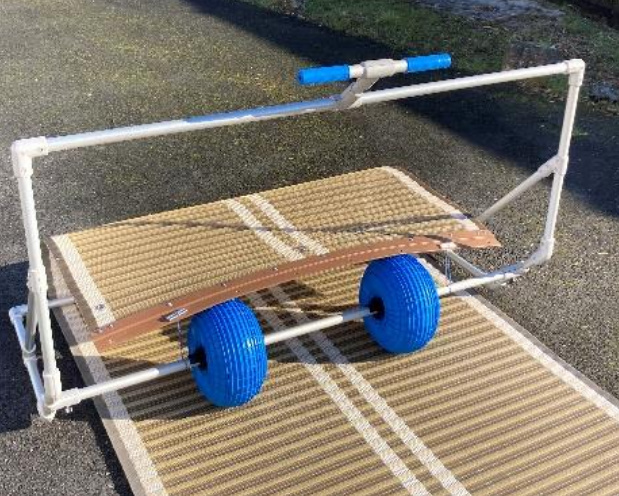 Mobi-roller als Verlegehilfe für Mobi-mat® Rollenware